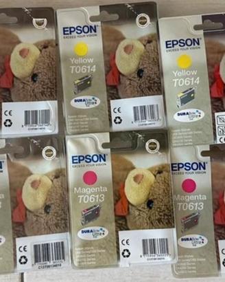 EPSON 9 CARTUCCE T0611.T0612.T0613.T0614 SIGILLATE