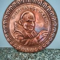PIATTO IN RAME GIOVANNI XXIII