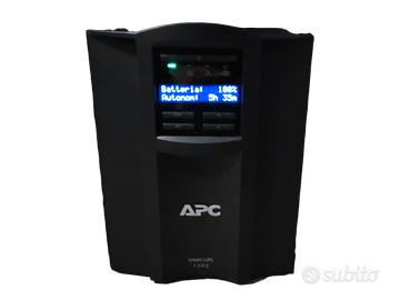 UPS APC SMART-UPS 1500 1.5KVA CON BATTERIE