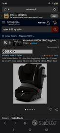 seggiolone Cybex isofix 9-36 kg