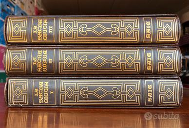 La Sacra Bibbia in tre volumi, casa editrice SAIE