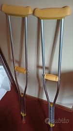 Stampelle in alluminio 