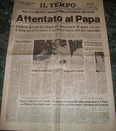 Il Tempo 14 5 1981 Attentato al Papa