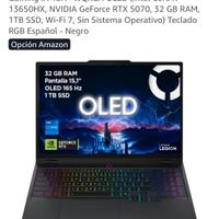 Lenovo Legion 5 gen10 OLED 15.1 rtx5070 Intel13650