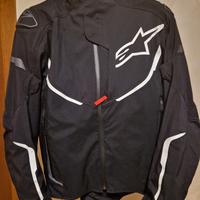 giubbotto Alpinestars nero inserti bianco taglia L