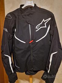 giubbotto Alpinestars nero inserti bianco taglia L