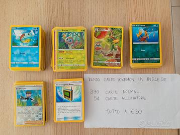 Carte Pokemon in inglese