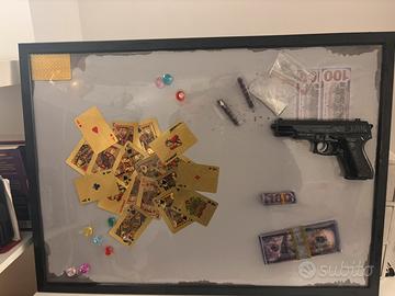 Quadro 3D resina epossidica