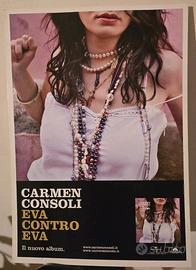 Cartonato pubb. Carmen Consoli - Eva contro Eva