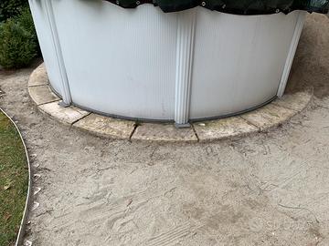 Basamento circolare componibile diametro 2,5mt ca.