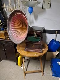 grammofono antico voce del padrone 