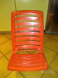 Sedia da spiaggia in plastica 