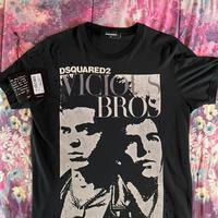 Dsquared2 uomo t-shirt stampa Vicious