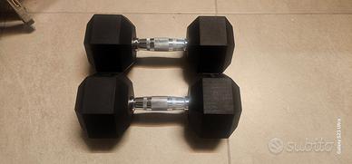 dumbbell 14 kg pesi manubri
