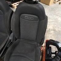 Interni fiat 500 x pelle nera