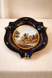 piatto Limonges Francese vintage dipinto a mano 