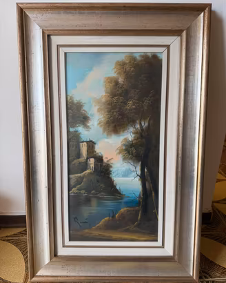 Quadro renè olio su tela