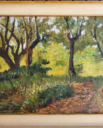 quadro olio su tela Riccardo Galli milanese