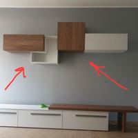 pensili parete attrezzata 