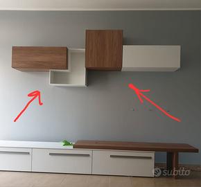 pensili parete attrezzata 