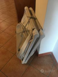 Lettino campeggio - box