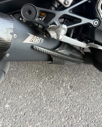 Scarico Zard total black street triple 765 rs