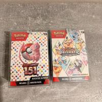 Pokemon 151 + Prismatic Booster Bundle ENG Inglese