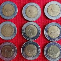 MONETE DA  ( 500 - LIRE  )