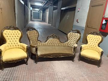Salotto completo Divano e due poltrone