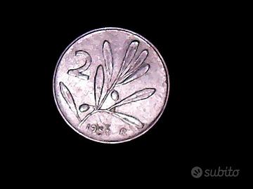 2 LIRE OLIVO Repubblica Italia 1953-1954-1955-1959