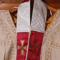 articolo religioso: stola liturgica retro' 