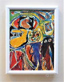 Quadro Le Gastronome di Alechinsky con cornice