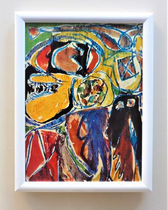 Quadro Le Gastronome di Alechinsky con cornice