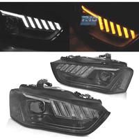 FARI PER AUDI A4 B8 12-15 XENON LED DINAMICI NERI