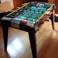 Calcio balilla grande, plastica e metallo