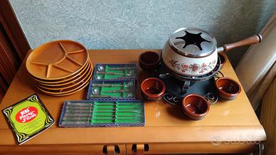 Beka party fibel - set fonduta vintage