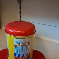 barattolo metallo tre pezzi zafferano tre cuochi