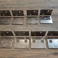 Staffe angolari INOX 316 30x43x40 forate nuove