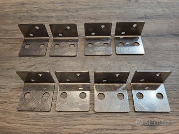 Staffe angolari INOX 316 30x43x40 forate nuove