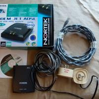 Modem jet adsl Nortek con accessori