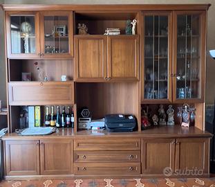 Vetrina in legno Massello