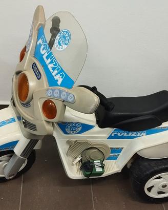 Moto elettrica polizia Peg Perego