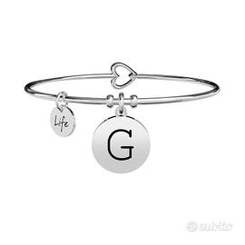 Bracciale Kidult Life Collection Con Iniziale G