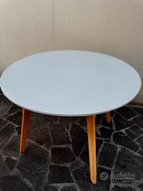 Tavolo Bristol rotondo 100 cm bianco scandinavo