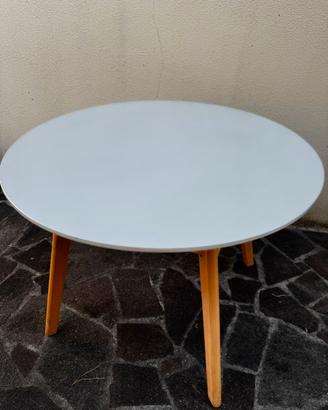 Tavolo Bristol rotondo 100 cm bianco scandinavo