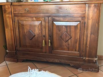 credenza in legno massello