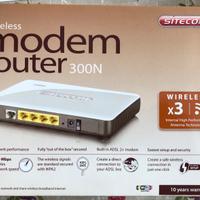 Modem Router Sitecom WL-348 ADSL 2+ 300N