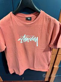 Tshirt Stussy arancione