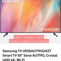 Samsung TV 55” UHD 4k con schermo rotto