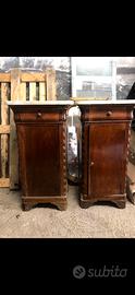 Antica coppia comodini fine 800